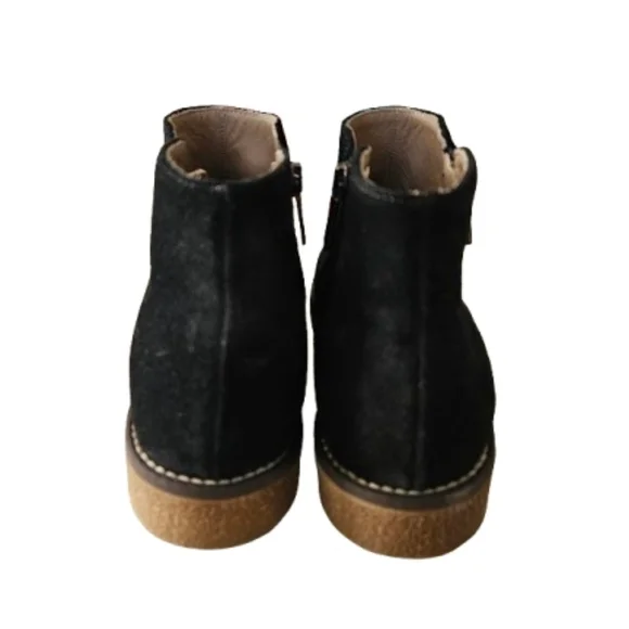 Italeau Foliana Waterproof Handmade Leather Suede Ankle Boots Size 38.5 US 8 - Picture 9 of 16